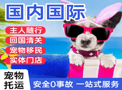 安顺黄果树航空邮寄国际宠物托运 【国